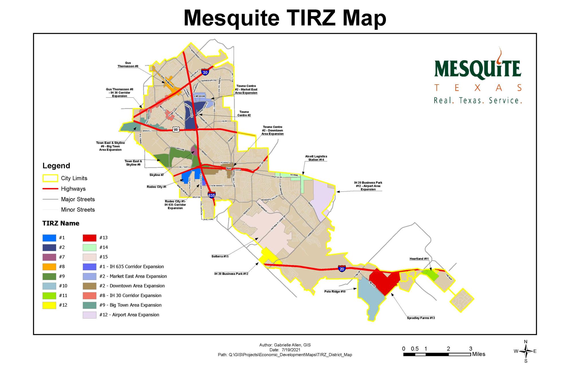 Tax Increment Reinvestment Zone Mesquite, TX